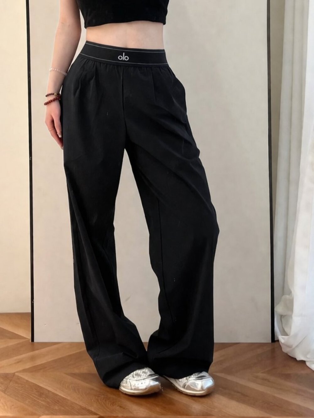 ALO Yoga Women's Black Trouser size S (Regular) Brand new🔅🔅